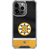 NHL Boston Bruins Jersey iPhone 14 Pro Clear Case
